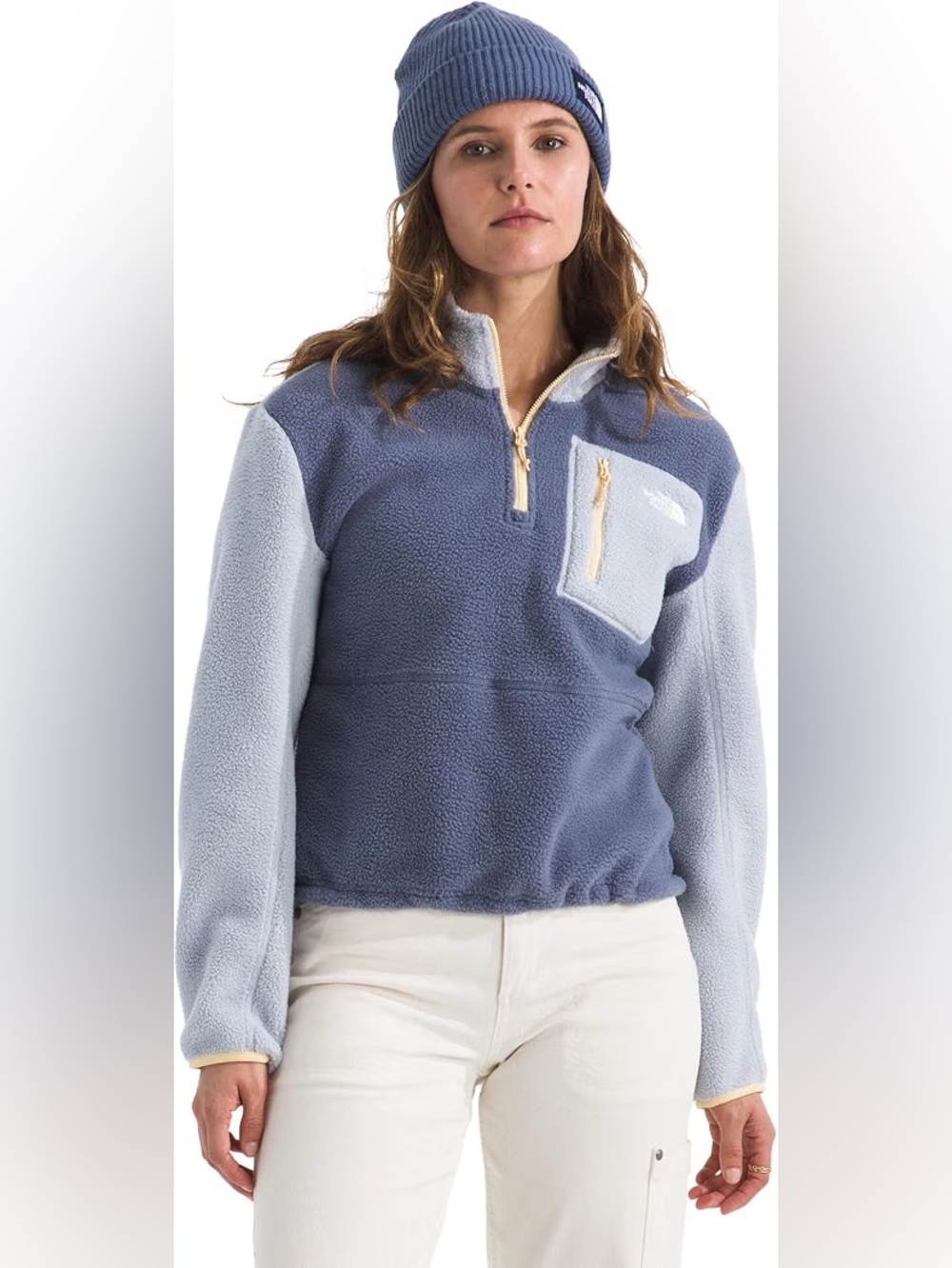 THE NORTH FACE Women's Yumiori Quarter Zip Jacket - Lightweight Fleece Pullover